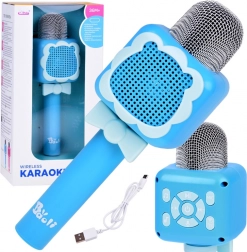 Microfono karaoke wireless per bambini con Bluetooth e registrazione – Rosa