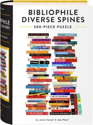 Puzzle Chronicle Books Bibliophile: Diverse Spines 500 pezzi
