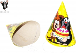 Cappellino da festa con motivo della talpa e i suoi amici