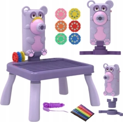 Proiettore da disegno per bambini con tavolino Orsetto