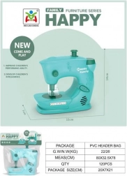 Macchina da cucire per bambini con effetti luminosi e sonori 14 cm