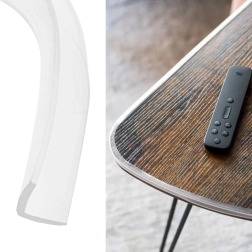 Nastro adesivo protettivo in silicone trasparente per bordi dei mobili 1 m