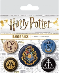 Set di distintivi Harry Potter Hogwarts