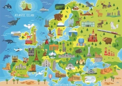 Educa puzzle Mappa d'Europa 150 pezzi
