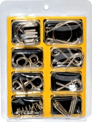 Set di rompicapi in metallo 8 pezzi