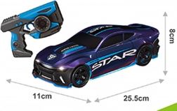 Auto RC STAR blu con ruote da drift