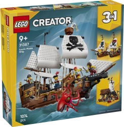 LEGO Creator 3 in 1 La nave pirata leggendaria