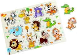 Puzzle in legno Safari 11 pezzi