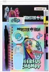 Set scolastico MONSTER HIGH con astuccio e quaderno