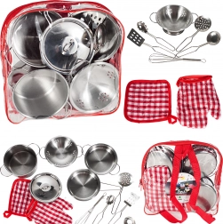 Set da cucina in metallo con zaino