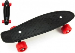 Pennyboard 43 cm con assi in metallo, portata 60 kg – nero