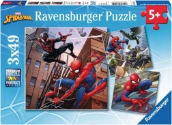 Ravensburger Puzzle Spider-Man 3x49 pezzi