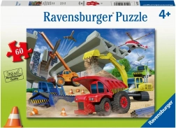 Ravensburger puzzle Macchine da costruzione 60 pezzi