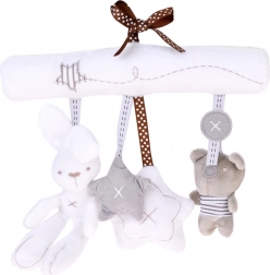 Giocattolo appeso morbido per passeggino e lettino con suoni e melodia