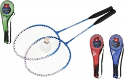 Set badminton 2 racchette e 1 volano in custodia, 64 cm