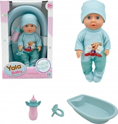 bambolotto con vaschetta blu 20 cm