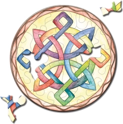 Curiosi puzzle rotondo Picoli Nodo 33 pezzi