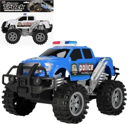 Fuoristrada della polizia con meccanismo pull-back