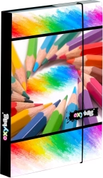 Scatola portaquaderni A5 Pastelli con elastico