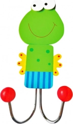 appendiabiti in legno rana