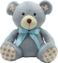 Orsetto di peluche grigio 30 cm