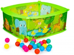 Piscina a secco con 50 palline