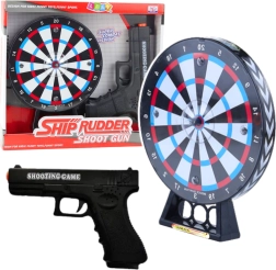 Pistola laser con bersaglio per bambini – gioco di tiro con luci e suoni