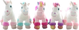 Unicorno di peluche con suoni 22 cm
