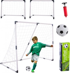 Porta da calcio 2in1 per bambini 143x110x70 cm