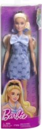 barbie modella con fiocco blu