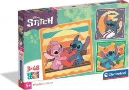 Clementoni puzzle Stitch: amichevole alieno 3×48 pezzi