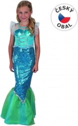 Costume carnevale Sirena per bambini 110-120 cm