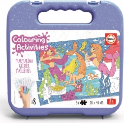 Educa Puzzle da Colorare Sirene 50 Pezzi
