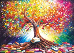 Puzzle Albero dei Libri 1000 pezzi