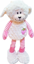 Pecora peluche dalle lunghe gambe con ricamo 53 cm