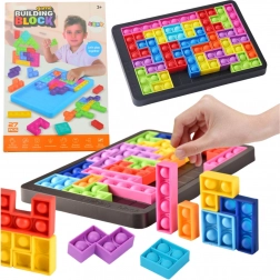 Giocattolo sensoriale Tetris Pop-It Puzzle 3-in-1