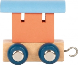 Carrozza in legno arancione Small Foot Polar Train