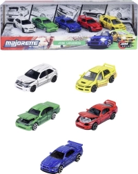 Majorette Japan Series set da 5 auto in metallo 1:64