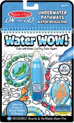 Libro da colorare ad acqua Water Wow! trova la strada – sotto la superficie