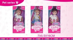 Bambola con animaletto 11,5 cm