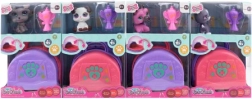 Set con animaletto con valigetta e trofeo