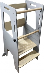 Torre di apprendimento regolabile 2Kids Toys grigia