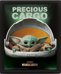 Quadro 3D STAR WARS: The Mandalorian – Precious Cargo