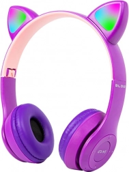 Cuffie Bluetooth wireless con LED per bambini