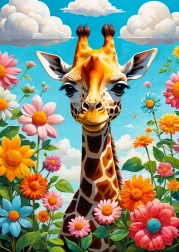 ENJOY puzzle graziosa giraffina – 1000 pezzi