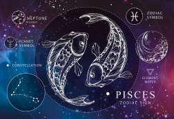 Puzzle Interdruk Zodiaco - Pesci 250 pezzi