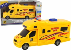 Auto giocattolo camper con trazione a frizione, luci e suoni
