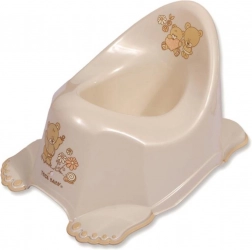 Vasino musicale per bambini con superficie antiscivolo – orsetto beige