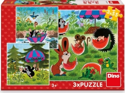Dino Talpa e l’ombrellino puzzle 3x55 pezzi