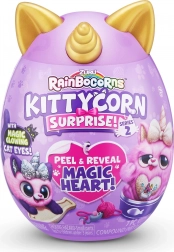 Rainbocorns gattina nell’uovo – viola‑oro, serie 2